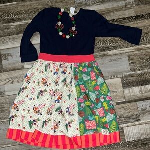 Girls Disney Christmas Kpea dress